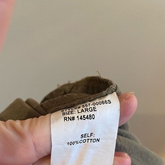Mo:Vint womens olive green skirt Sz L - Picture 6 of 6
